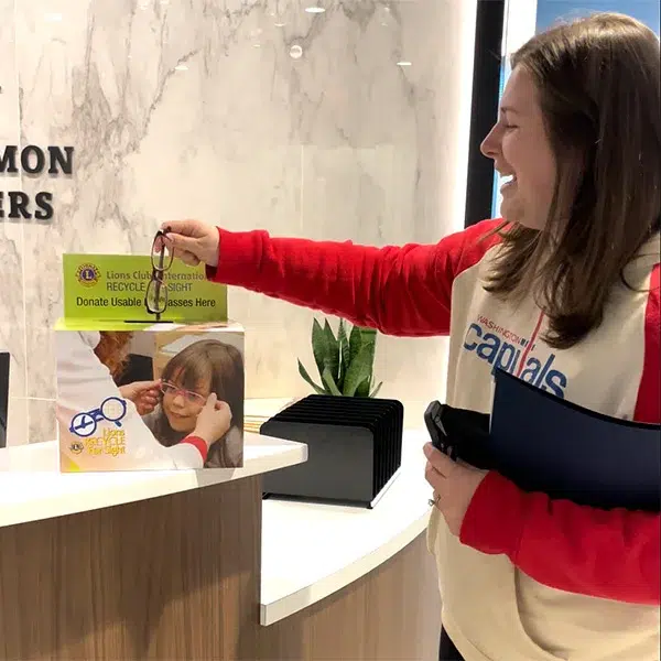 a happy PRK treatment patient