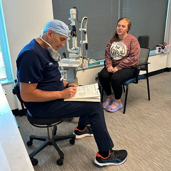 highlighting a procedure with reduced side effects at the clinic